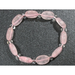Rose Quartz oval beads bracelet Rose Quartz oval beads bracelet