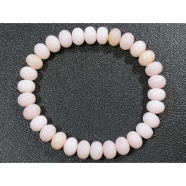 Pink Opal flat beads bracelet Pink Opal flat beads bracelet