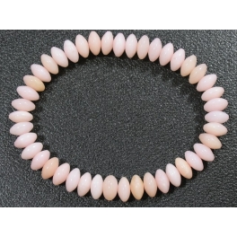 Pink Opal flat beads bracelet Pink Opal flat beads bracelet
