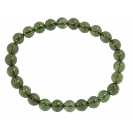 Moldavite round beads bracelet Moldavite round beads bracelet