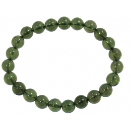 Moldavite round beads bracelet Moldavite round beads bracelet