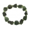 Moldavite natural raw beads bracelet