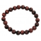 Red Tiger's Eye round beads Bracelet
