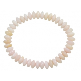 Pink Opal flat beads bracelet Pink Opal flat beads bracelet