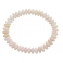 Pink Opal flat beads bracelet