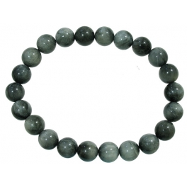 Gray Tiger's Eye barrel beads Bracelet Gray Tiger's Eye barrel beads Bracelet