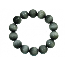 Gray Tiger's Eye barrel beads Bracelet Gray Tiger's Eye barrel beads Bracelet