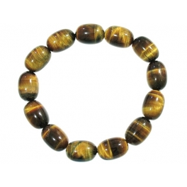 Tiger's Eye barrel beads Bracelet Tiger's Eye barrel beads Bracelet