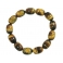 Tiger's Eye barrel beads Bracelet