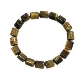 Tiger's Eye barrel beads Bracelet Tiger's Eye barrel beads Bracelet