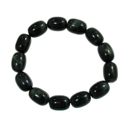 Blue Tiger's Eye barrel beads Bracelet Blue Tiger's Eye barrel beads Bracelet