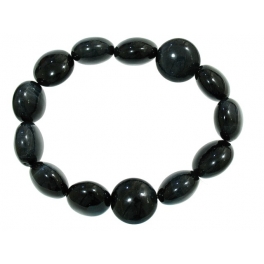 Blue Tiger's Eye flat round beads Bracelet Blue Tiger's Eye flat round beads Bracelet