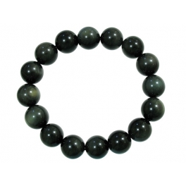 Rainbow obsidian round beads bracelet Rainbow obsidian round beads bracelet