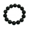 Rainbow obsidian round beads bracelet