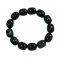 Rainbow obsidian barrel beads bracelet