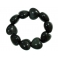 Rainbow obsidian heart beads bracelet