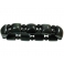 Rainbow obsidian DD beads bracelet
