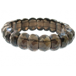 Smoky Quartz DD beads bracelet Smoky Quartz DD beads bracelet