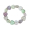 Fluorite heart beads bracelet