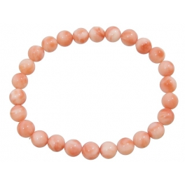 Red coral round beads bracelet Red coral round beads bracelet