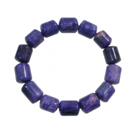 Sugilite barrel beads bracelet Sugilite barrel beads bracelet
