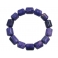 Sugilite barrel beads bracelet
