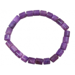 Sugilite barrel beads bracelet Sugilite barrel beads bracelet