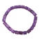 Sugilite barrel beads bracelet