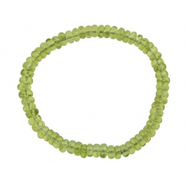 Peridot flat beads bracelet Peridot flat beads bracelet
