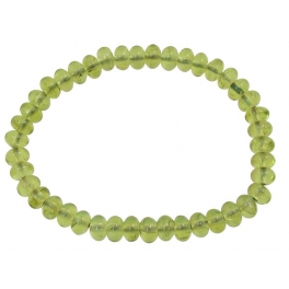 Peridot flat beads bracelet Peridot flat beads bracelet