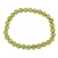 Peridot round beads bracelet