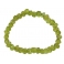Peridot irregular beads bracelet