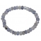Iolite faceted flat beads bracelet