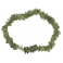 Moldavite irregular beads bracelet