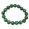 Malachite round beads bracelet