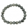 Gray Tiger's Eye round beads Bracelet