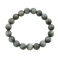 Gray Tiger's Eye round beads Bracelet