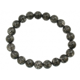 Black Tourmaline Quartz round beads bracelet Black Tourmaline Quartz round beads bracelet