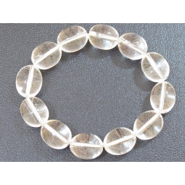 Silver Rutilated Quartz marquise beads bracelet Silver Rutilated Quartz marquise beads bracelet