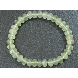 Green Garnet flat beads bracelet Green Garnet flat beads bracelet