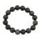 Rainbow obsidian round beads bracelet
