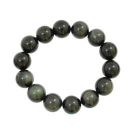 Rainbow obsidian round beads bracelet Rainbow obsidian round beads bracelet