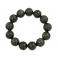 Rainbow obsidian round beads bracelet