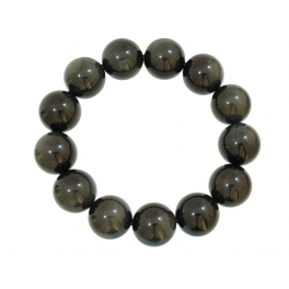 Rainbow obsidian round beads bracelet Rainbow obsidian round beads bracelet