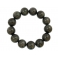Rainbow obsidian round beads bracelet