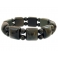Rainbow obsidian DD beads bracelet