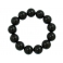 Black Onyx round beads bracelet