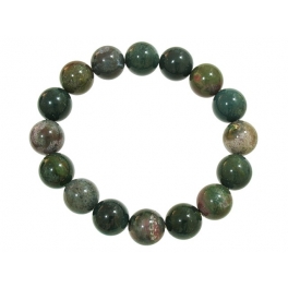 Bloodstone round beads bracelet Bloodstone round beads bracelet