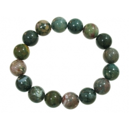 Bloodstone round beads bracelet Bloodstone round beads bracelet