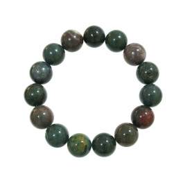 Bloodstone round beads bracelet Bloodstone round beads bracelet